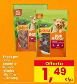 Eurospar Snack per cane assortito Purina Friskies offerta