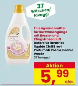 Interspar Detersivo lavatrice liquido Cicli Brevi Profumati Rosa & Peonia Wexór offerta
