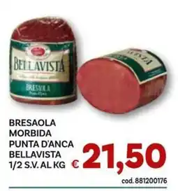 Vivo Supermercati Bresaola morbida punta d'anca bellavista offerta