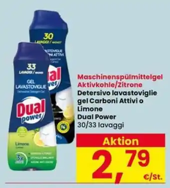 Detergente lavastoviglie gel Dual Power