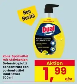 Interspar Detersivo piatti concentrato con carboni attivi Dual Power offerta