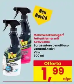 Interspar Sgrassatore o multiuso Carbone Attivi Vim offerta