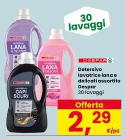 Eurospar Detersivo lavatrice lana e delicati assortito Despar offerta