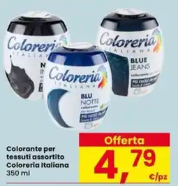 Eurospar Colorante per tessuti assortito Coloreria Italiana offerta