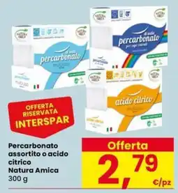 Eurospar Percarbonato o acido citrico Natura Amica offerta
