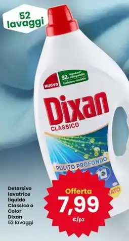 Eurospar Detersivo lavatrice liquido Classico Dixan offerta