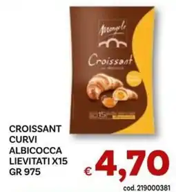 Vivo Supermercati Monge Croissant Curvi Albicocca offerta