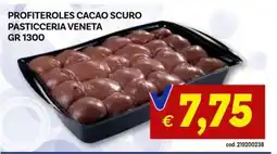 Vivo Supermercati Profiteroles cacao scuro Pasticceria Veneta offerta