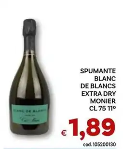 Vivo Supermercati Spumante blanc de blancs extra dry monier offerta
