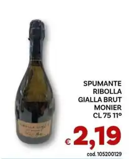 Vivo Supermercati Spumante ribolla gialla brut monier offerta