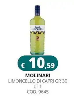 Altasfera Molinari Limoncello di Capri offerta