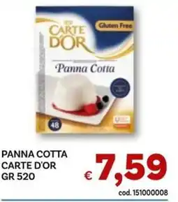 Vivo Supermercati Panna Cotta Carte d'Or offerta