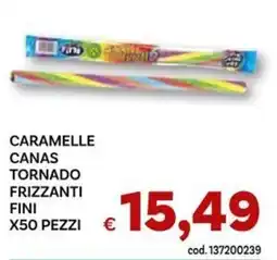 Vivo Supermercati Caramelle canas tornado frizzanti fini offerta
