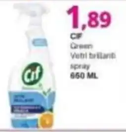 Irys Cif Green Vetro brillante spray offerta
