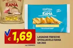 Vivo Supermercati Lasagne fresche sfogliavelo Rana offerta