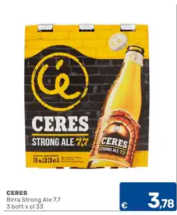 C+C Cash and Carry Ceres Birra Strong Ale 7,7 offerta