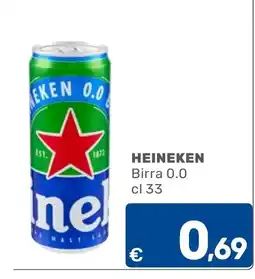 C+C Cash and Carry Heineken Birra 0.0 offerta