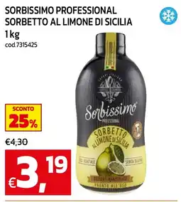 C+C maxigross Sorbissimo professional sorbetto al limone di sicilia offerta
