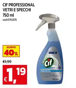 C+C maxigross Cif Professional vetri e specchi offerta