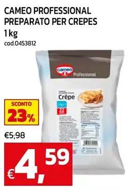 C+C maxigross Cameo Professional preparato per crepes offerta