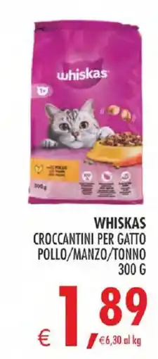 Deco Iperstore Whiskas croccantini per gatto offerta