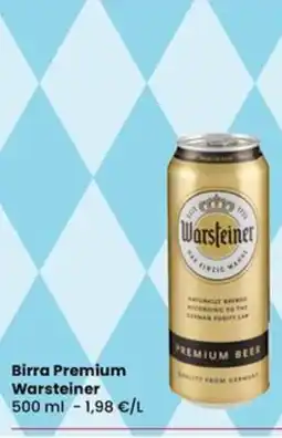 Eurospar Birra Premium Warsteiner offerta