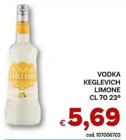 Vivo Supermercati Vodka Keglevich Limone offerta