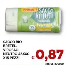 Vivo Supermercati Sacco bio virosac neutro offerta
