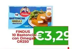 Supermercati Pasquale Prisco Findus Bastoncini con Omega3 offerta