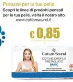 Acqua & Sapone Cotton Sound cotone idrofilo pretagliato basic offerta