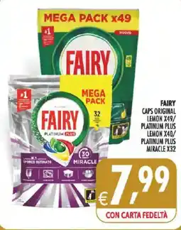 Deco Iperstore Fairy caps original lemon / platinum plus lemon / platinum plus miracle offerta
