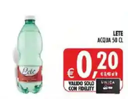 Deco Iperstore Lete acqua offerta