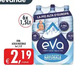 Deco Iperstore Eva acqua naturale offerta