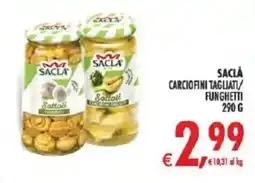 Deco Iperstore Sacla carciofini tagliati/fungetti offerta