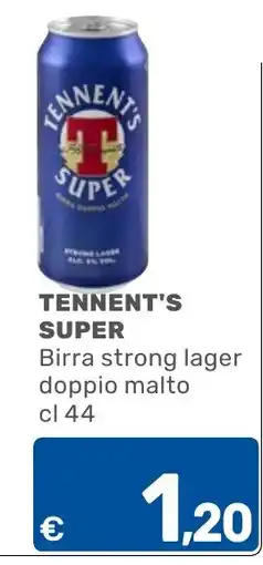 ARCA C+C cash and carry Tennent's Super offerta