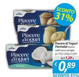 DiMeglio Piacere di Yogurt Parmalat offerta