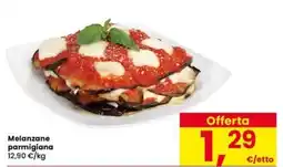 Eurospar Melanzane parmigiana offerta