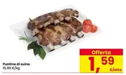Eurospar Puntine di suino offerta
