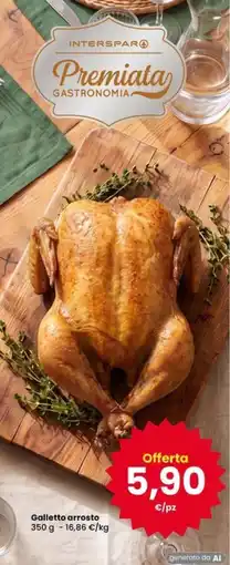 Eurospar Galletto arrosto offerta