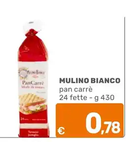 C+C Cash and Carry Mulino Bianco pan carrè offerta