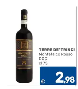 C+C Cash and Carry Terre de' Trinci Montefalco Rosso DOC offerta