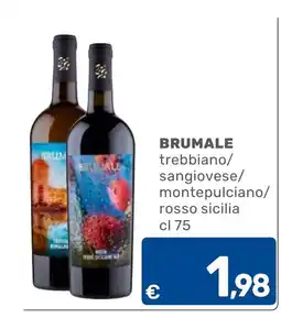 C+C Cash and Carry Brumale rosso sicilia offerta