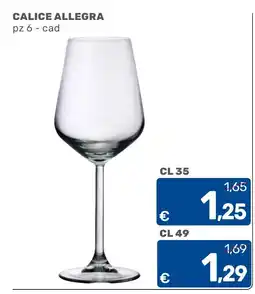 C+C Cash and Carry Calice Allegra offerta
