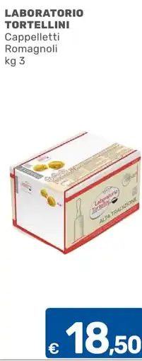 ARCA C+C cash and carry Laboratorio Tortellini Cappelletti Romagnoli offerta