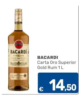 C+C Cash and Carry Bacardi Carta Oro Superior Gold Rum offerta