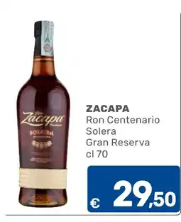 C+C Cash and Carry Zacapa Ron Centenario Solera Gran Reserva offerta