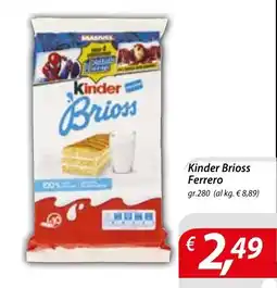 DiMeglio Kinder Brioss Ferrero offerta
