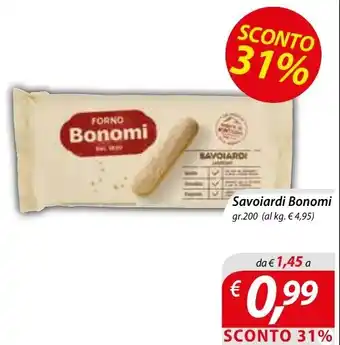 Savoiardi Bonomi