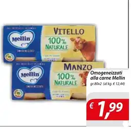 DiMeglio Omogeneizzati alla carne Mellin offerta