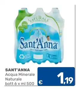 C+C Cash and Carry Sant'Anna Acqua Minerale Naturale offerta
